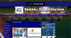 Desktop Screenshot of chathambaseball.com.assn.la