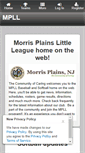 Mobile Screenshot of mpbaseball.assn.la